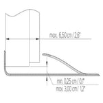 Portable PVC Floor Door Stopper